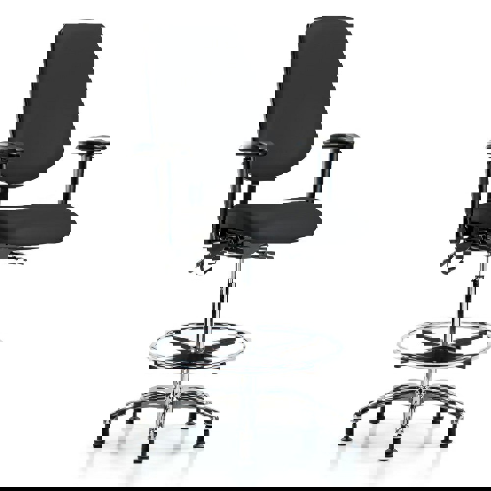 Task Chair: ESD Vinyl, Black